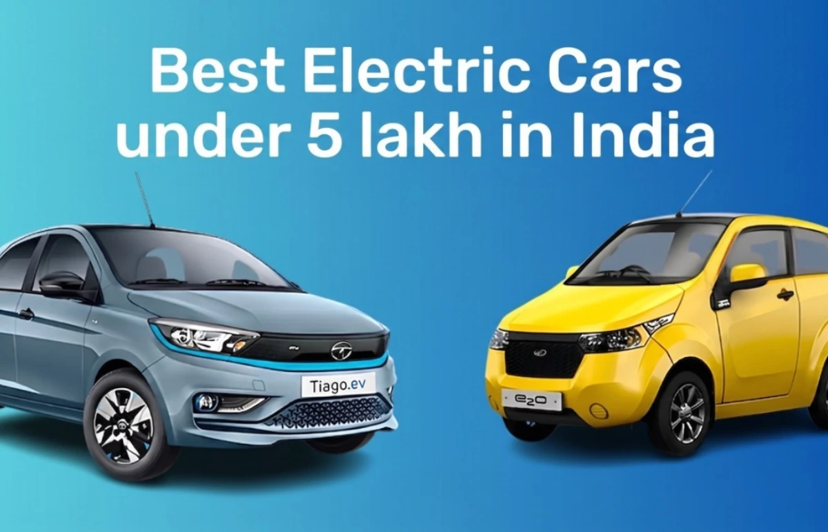 Best Electric Cars under 5 lakh in India